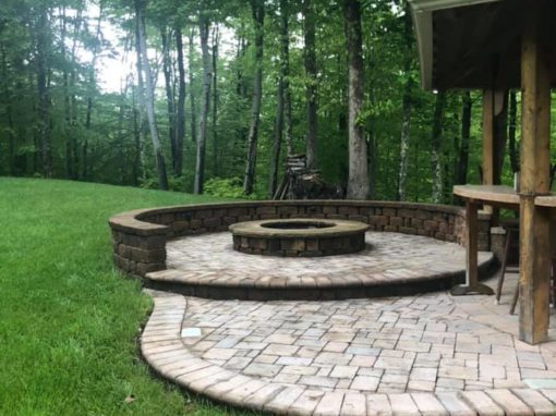 Patio, Fire Pit and Walkway